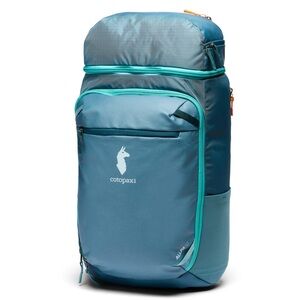 cotopaxi teal and aqua Allpa travel backpack